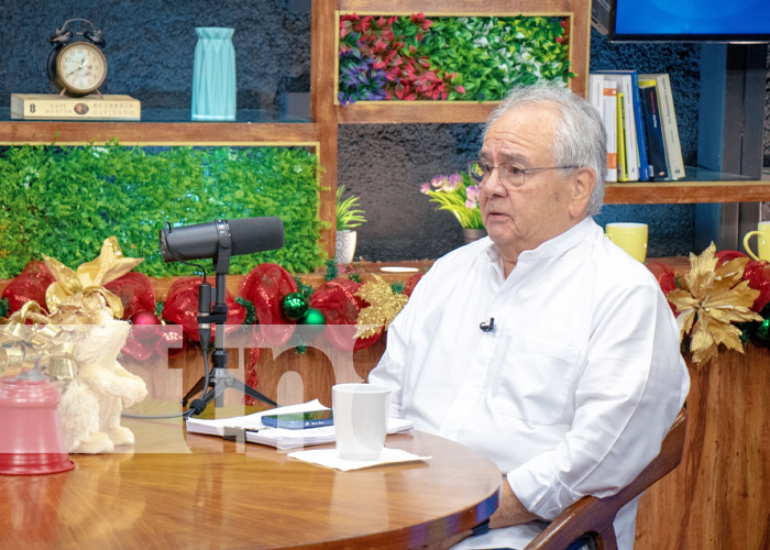 Foto: Gustavo Porras, presidente de la Asamblea Nacional, en Estudio TN8 para analizar la reforma parcial a la Constitución / TN8