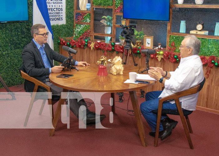 Foto: Gustavo Porras, presidente de la Asamblea Nacional, en Estudio TN8 para analizar la reforma parcial a la Constitución / TN8