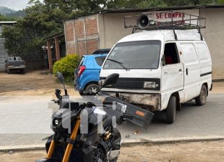 Foto: Imprudencia vial provoca accidente en Jalapa, Nueva Segovia / TN8