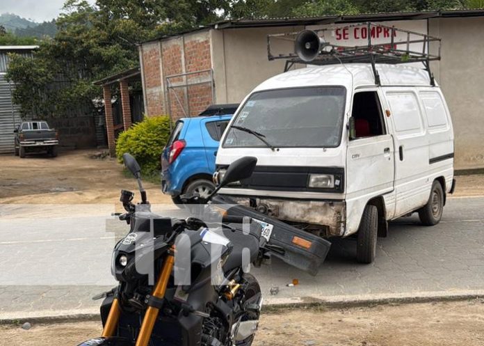 Foto: Imprudencia vial provoca accidente en Jalapa, Nueva Segovia / TN8