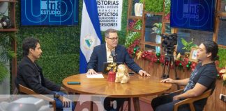 Foto: Estudio TN8 con la temática de El Año de La Rock 2024