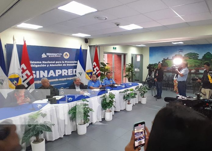 Foto: Nicaragua coordina esfuerzos para prevenir situaciones por tormenta tropical Sara / TN8