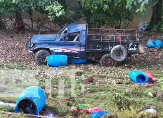 Foto: Escena de un accidente de tránsito en Nicaragua / TN8