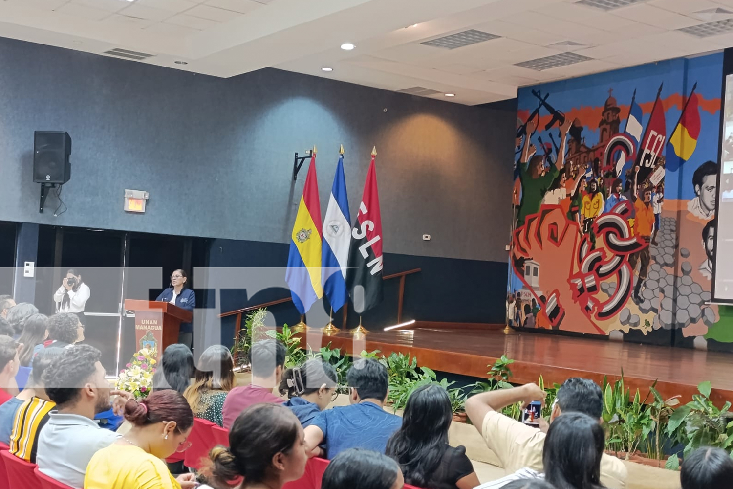 Foto: Juventud comprometida con la continuidad del legado de Carlos Fonseca /TN8