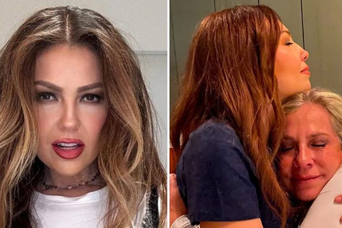 Foto: Thalía reaparece tras la muerte de su hermana /Cortesía