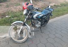 Foto: Motociclista lesionado tras accidente en carretera Jalapa, Nueva Segovia /TN8