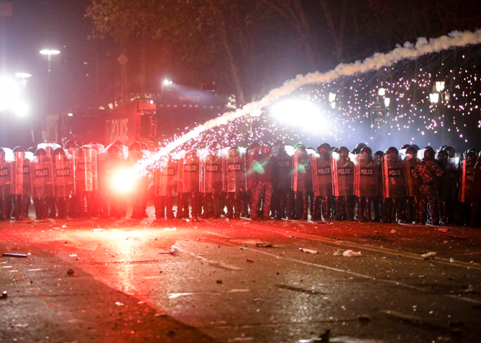 Foto: Protestas en Georgia /cortesía 