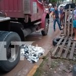 Foto: Tragedia en Bluefields: "El Chele", un adulto mayor de 65 años, fallece tras ser atropellado por una cisterna de combustible/TN8