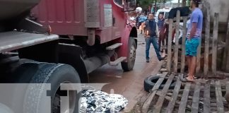 Foto: Tragedia en Bluefields: "El Chele", un adulto mayor de 65 años, fallece tras ser atropellado por una cisterna de combustible/TN8