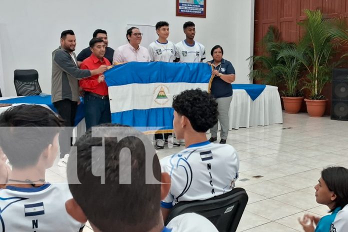 Foto: La selección U19 de voleibol fue abanderada y está lista para representar a Nicaragua en el Campeonato Centroamericano en El Salvador/TN8