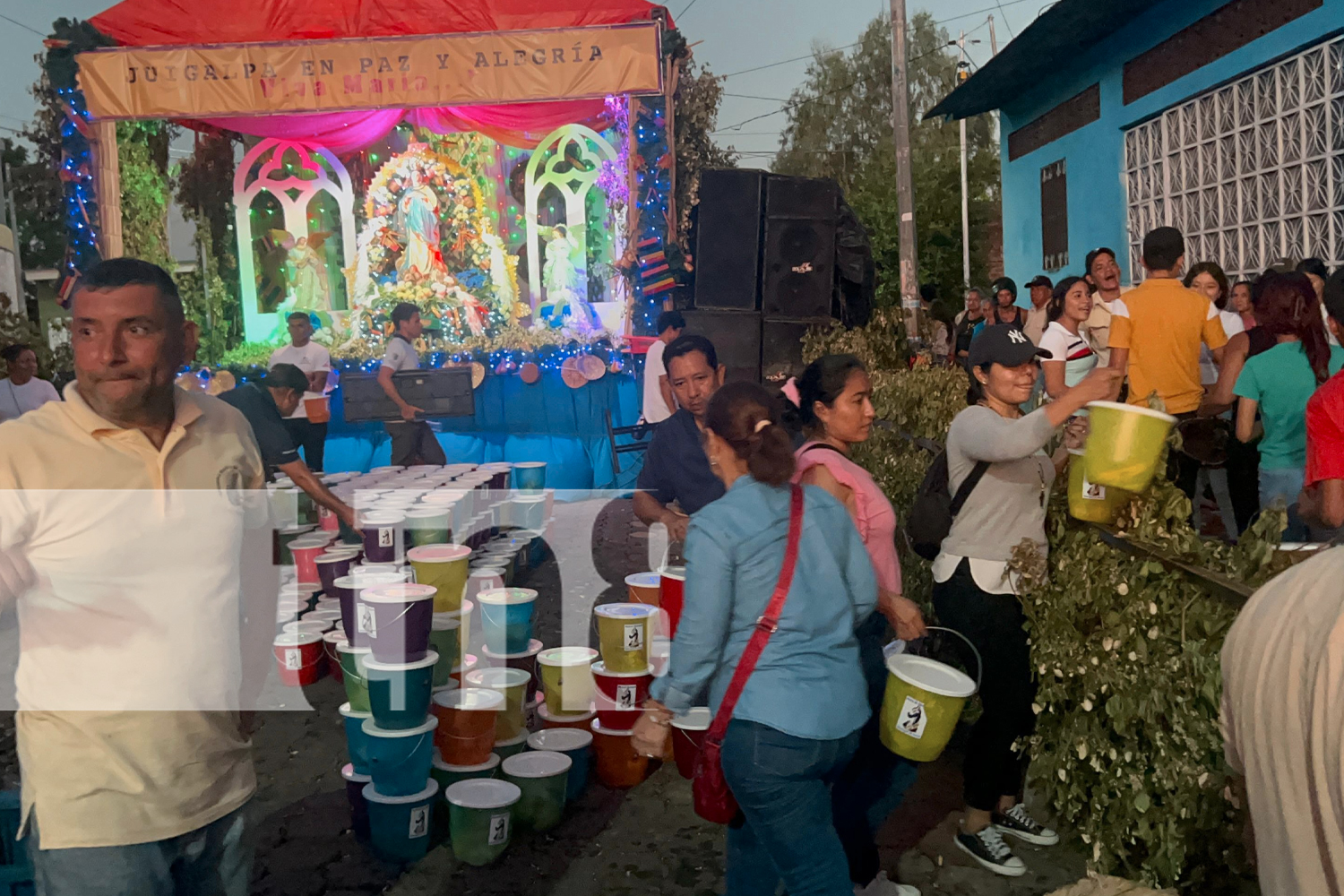 Foto: En el departamento de Chontales, se tomaron las calles con fervor y alegría/Cortesía