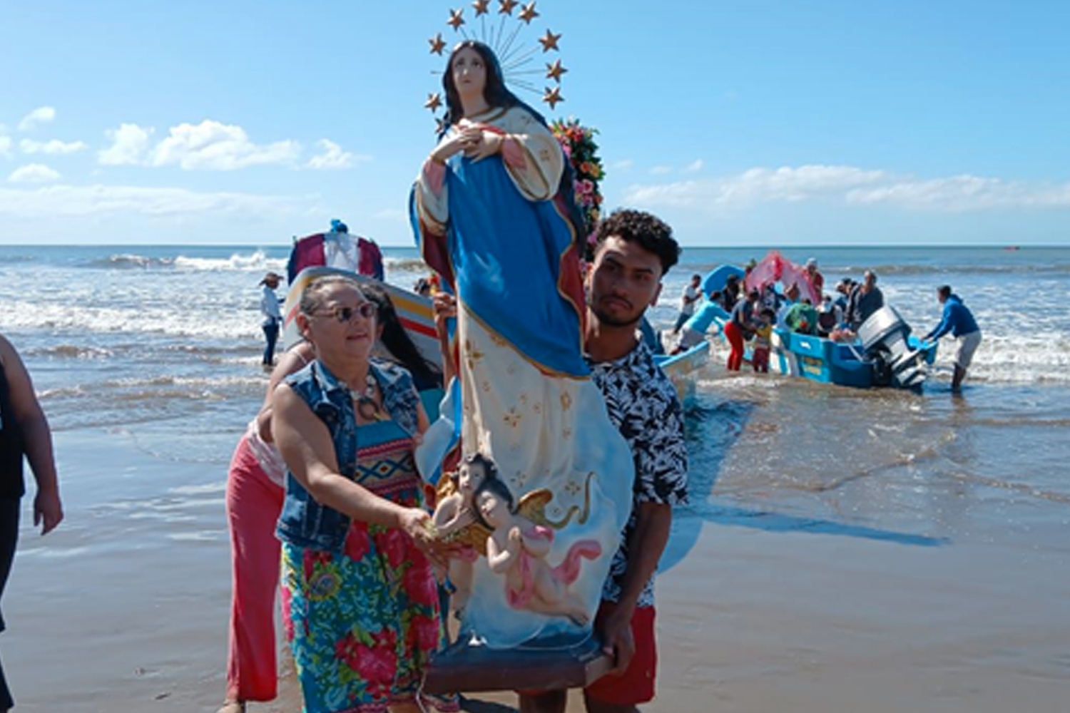 Foto: Purísima Acuática: Un recorrido de fe y tradición por las costas de Carazo/Cortesía