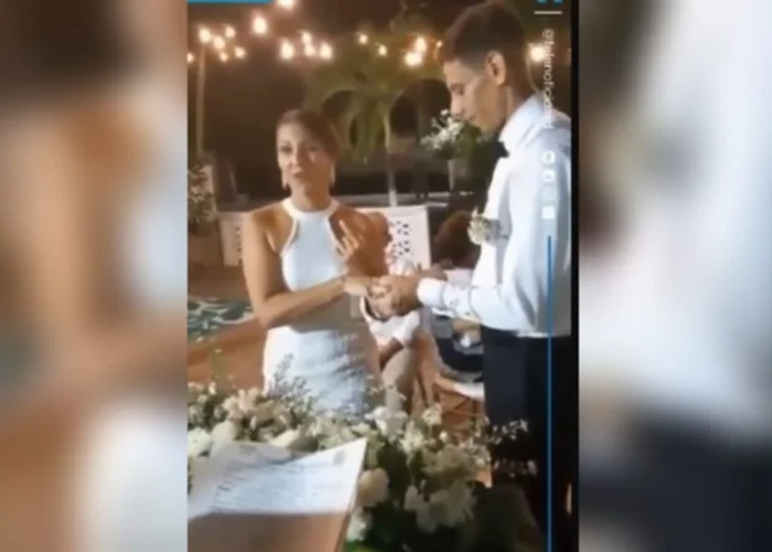 Foto: Novia rechaza a su prometido /cortesía 