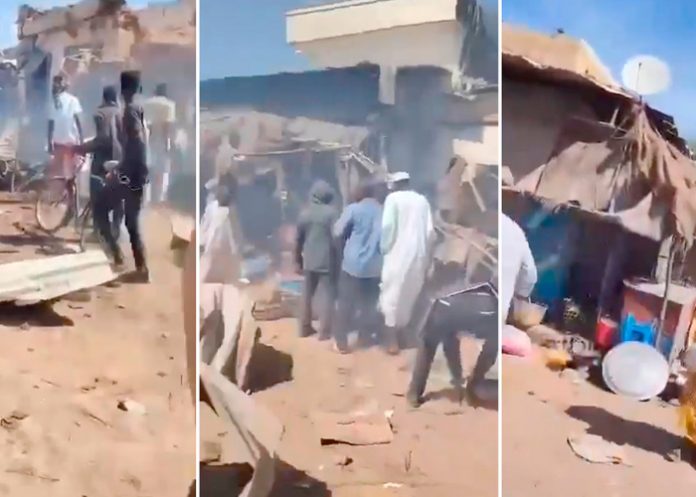 Foto: Fuerzas Armadas de Sudán golpeó un mercado en el estado de Darfur/Cortesía