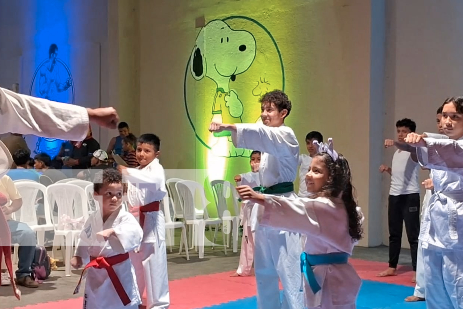 Foto:  San Marcos inaugura la tercera etapa del Polideportivo con áreas para boxeo, karate y artes marciales mixtas. /TN8