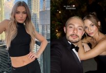 Foto: Irina Baeva llegó a la boda de Sofía Castro con misterioso hombre /Cortesía