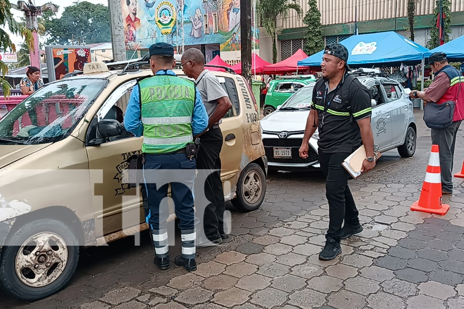 Foto: Conductores multados en Bluefields por irregularidades en documentos y vehículos en mal estado. ¡Por una Navidad sin accidentes!/TN8