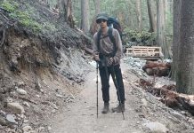 Foto: Joven perdido durante más de 50 días en las remotas montañas de Columbia Británica/Cortesía