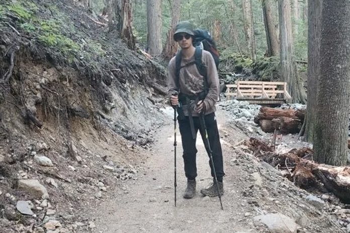 Foto: Joven perdido durante más de 50 días en las remotas montañas de Columbia Británica/Cortesía