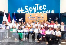 Foto: reconocimientos tras culminar siete cursos en el año 2024 en Boaco/TN8