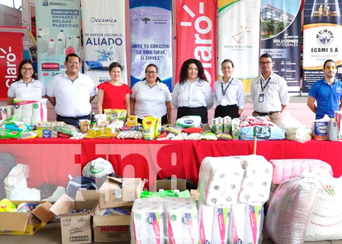 Foto: Claro Nicaragua impulsa la campaña de solidaridad/TN8