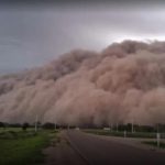 Foto: Tormenta de polvo en Argentina /cortesía