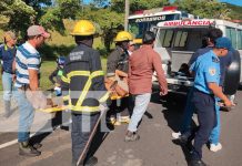 Foto: Accidente en el kilómetro 179 de la carretera Managua-San Carlos/TN8