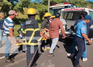 Foto: Accidente en el kilómetro 179 de la carretera Managua-San Carlos/TN8