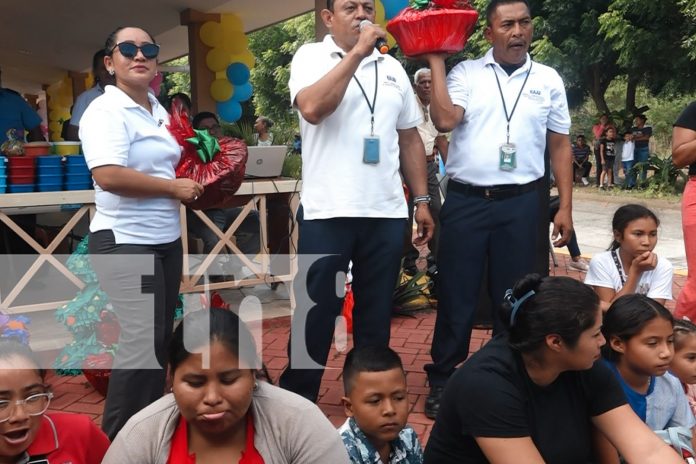 Foto: Familias de Ometepe disfrutan de una tarde recreativa navideña/TN8