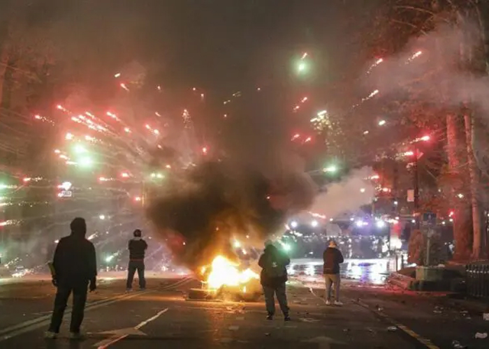 Foto: Protestas en Georgia /cortesía 