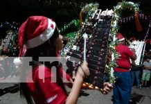 Foto: Nandaime vive una noche mágica en el Festival Navideño de Bandas y Comparsas Rítmicas/TN8