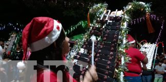 Foto: Nandaime vive una noche mágica en el Festival Navideño de Bandas y Comparsas Rítmicas/TN8