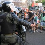 Foto: Represión en Argentina /cortesía