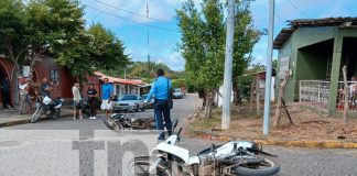 Foto:Alta velocidad e imprudencia siguen causando tragedias: dos lesionados en un choque de motocicletas en Rivas. /TN8