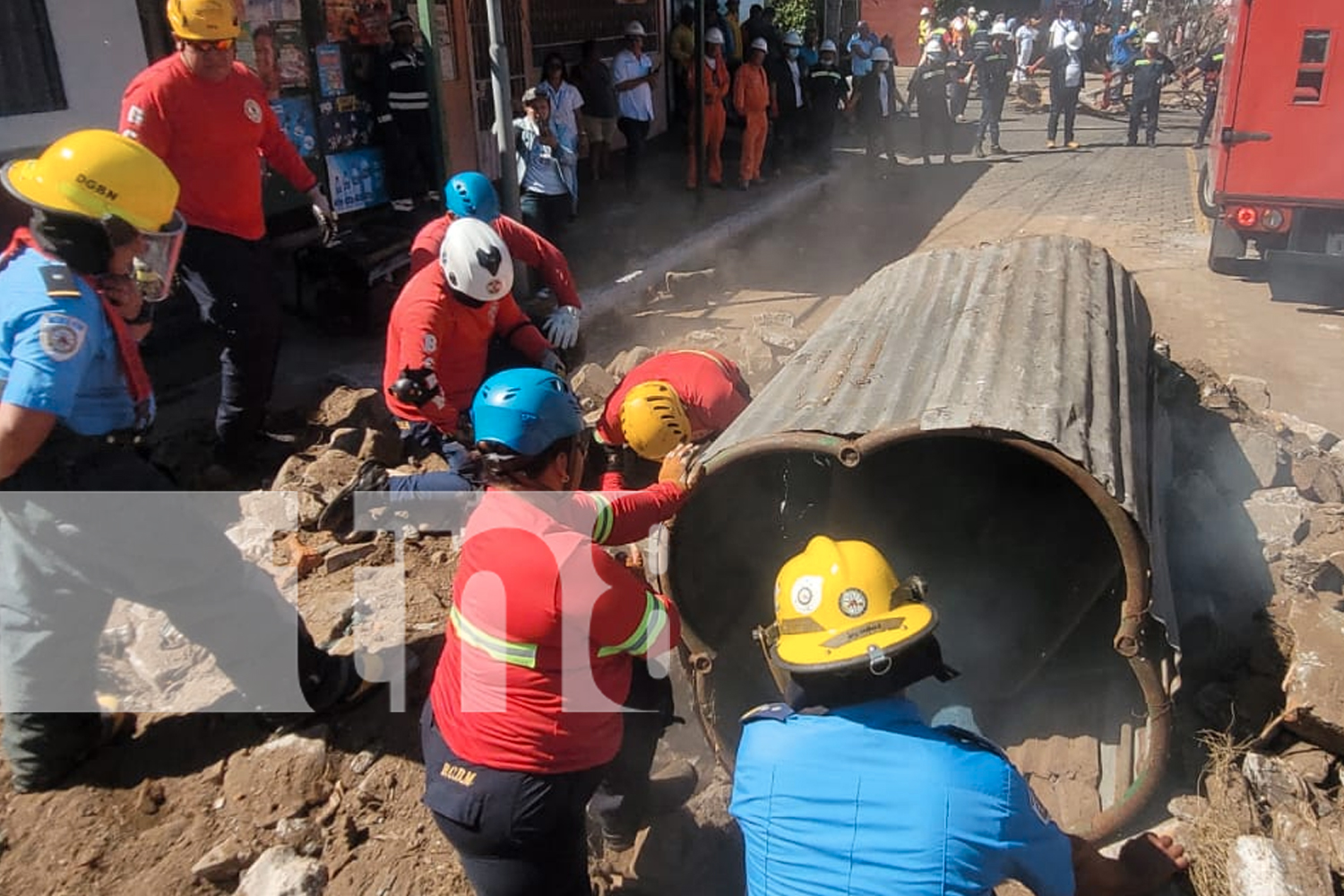 Foto: Éxito en el IV Ejercicio Nacional de Preparación para Proteger la Vida 2024 : rescates y evacuaciones en Tipitapa /TN8