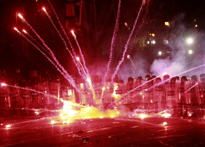 Foto: Protestas en Georgia /cortesía