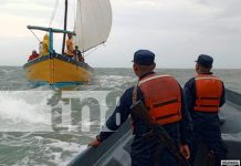 Foto: Fuerza Naval de Nicaragua salva a 21 tripulantes /TN8