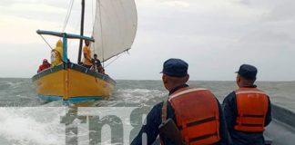 Foto: Fuerza Naval de Nicaragua salva a 21 tripulantes /TN8