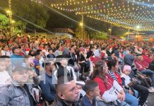 Foto: Más de 2 mil fanáticos se reunieron frente a la Alcaldía de Estelí para apoyar al Tren del Norte en la final de la Copa Centroamericana./TN8