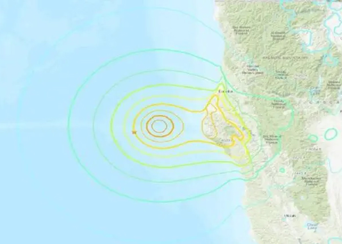 Foto: Terremoto en California /cortesía 