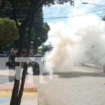 Foto: Incendio de Mototaxi en Tisma, Masaya /TN8