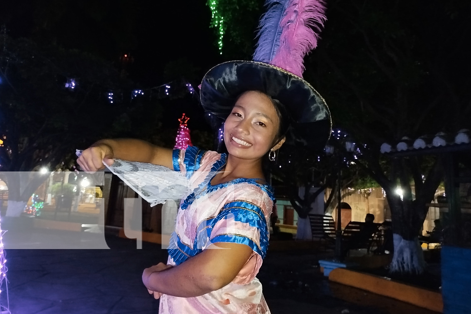 Foto: Noche de cultura y tradición navideña en el parque central de Nandaime/TN8