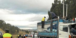 Foto: Grave accidente en Ecuador/Cortesía