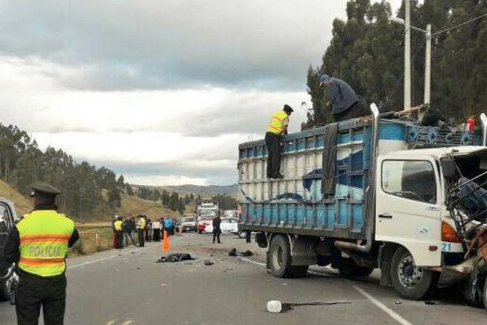 Foto: Grave accidente en Ecuador/Cortesía