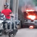 Foto: Vehículo se incendia en cuestión de segundos y queda reducido a Chatarra en Carazo/TN8