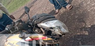 Foto: Borracho atrevido se desmarimbo en una moto que agarró sin permiso en Kukra Hill/TN8