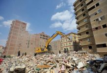 Foto: Ocho muertos en el derrumbe de un edificio en El Cairo /Cortesía