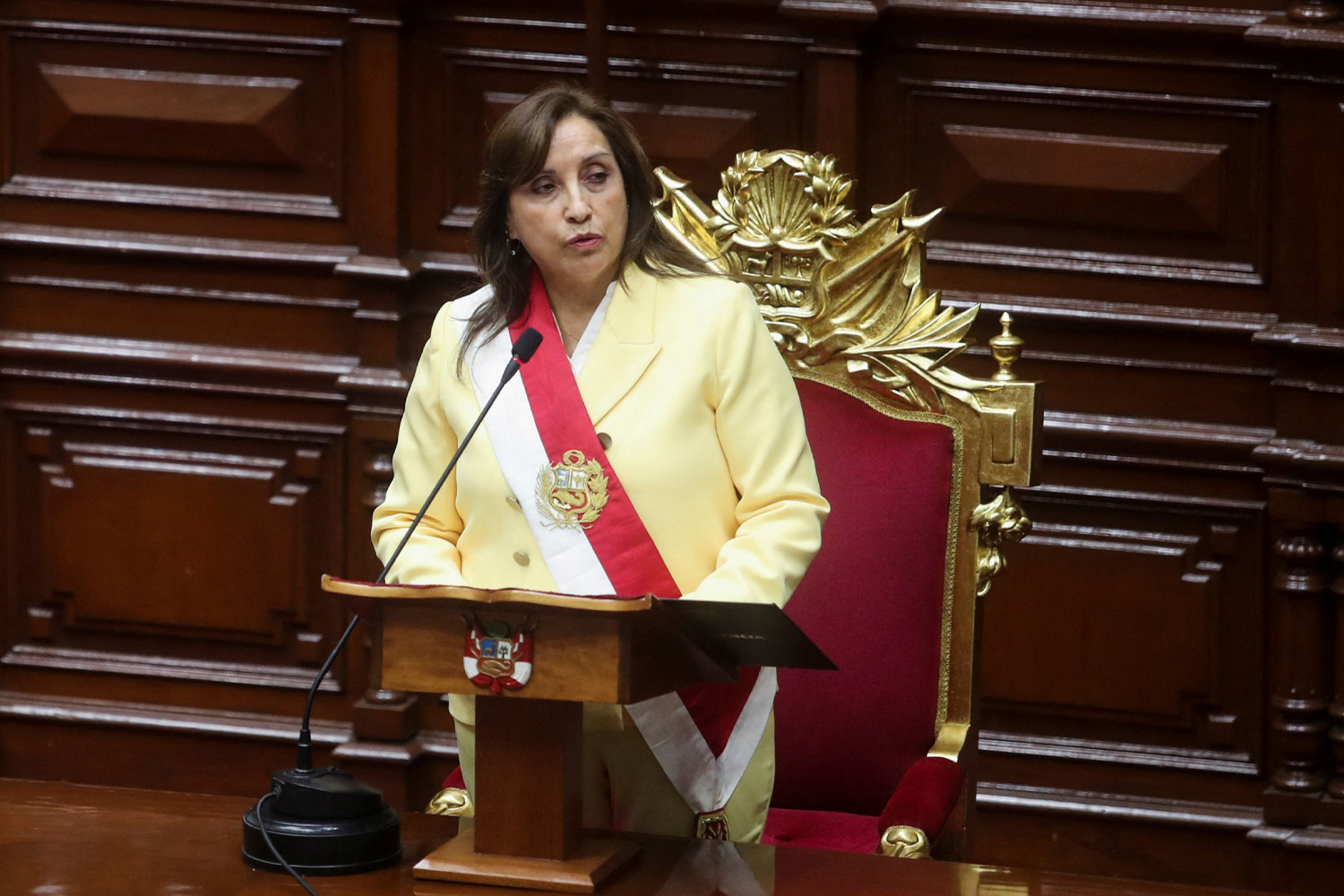 Foto: Presidenta de Perú plantea pena de muerte /Cortesía