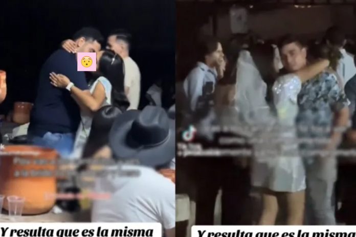 Foto: Novia besa a otro hombre durante su despedida de soltera /Cortesía