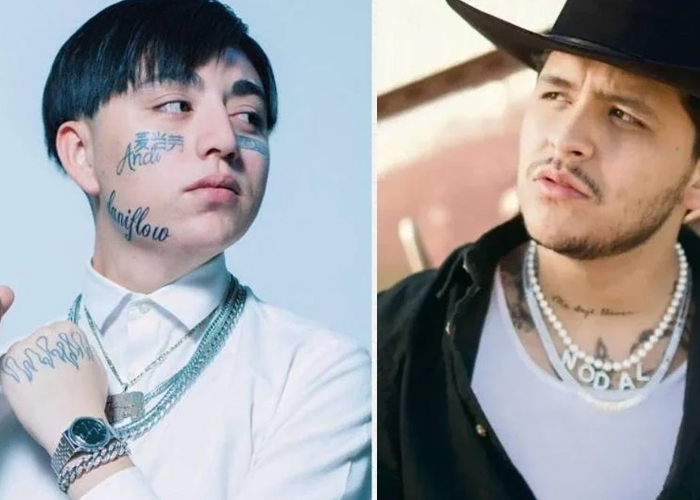 Foto: Christian Nodal y Dani Flow /cortesía 